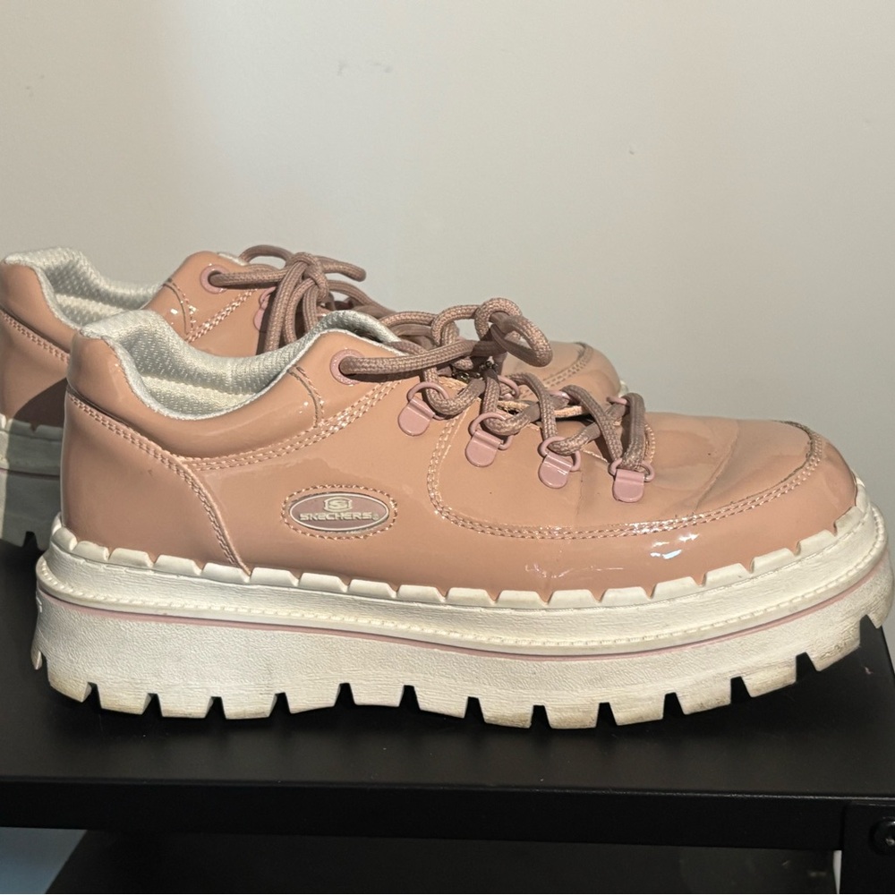 Skechers Jammers Women’s Pink Chunky Sneakers